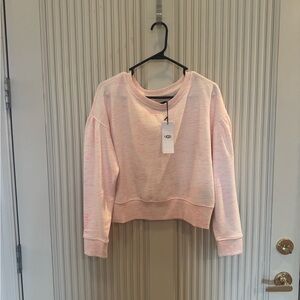 UGG Pink and White Knit Top Mediums